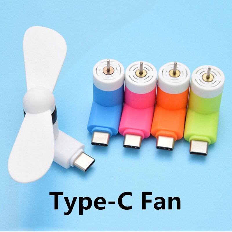 FFFAS Type-c Leuke Flexibele Mini Cool Hand Fans voor Xiaomi 4c 5 5s 6 Huawei P9 P10 zachte Type C Jack Interface Mobiele Telefoon Ventilator