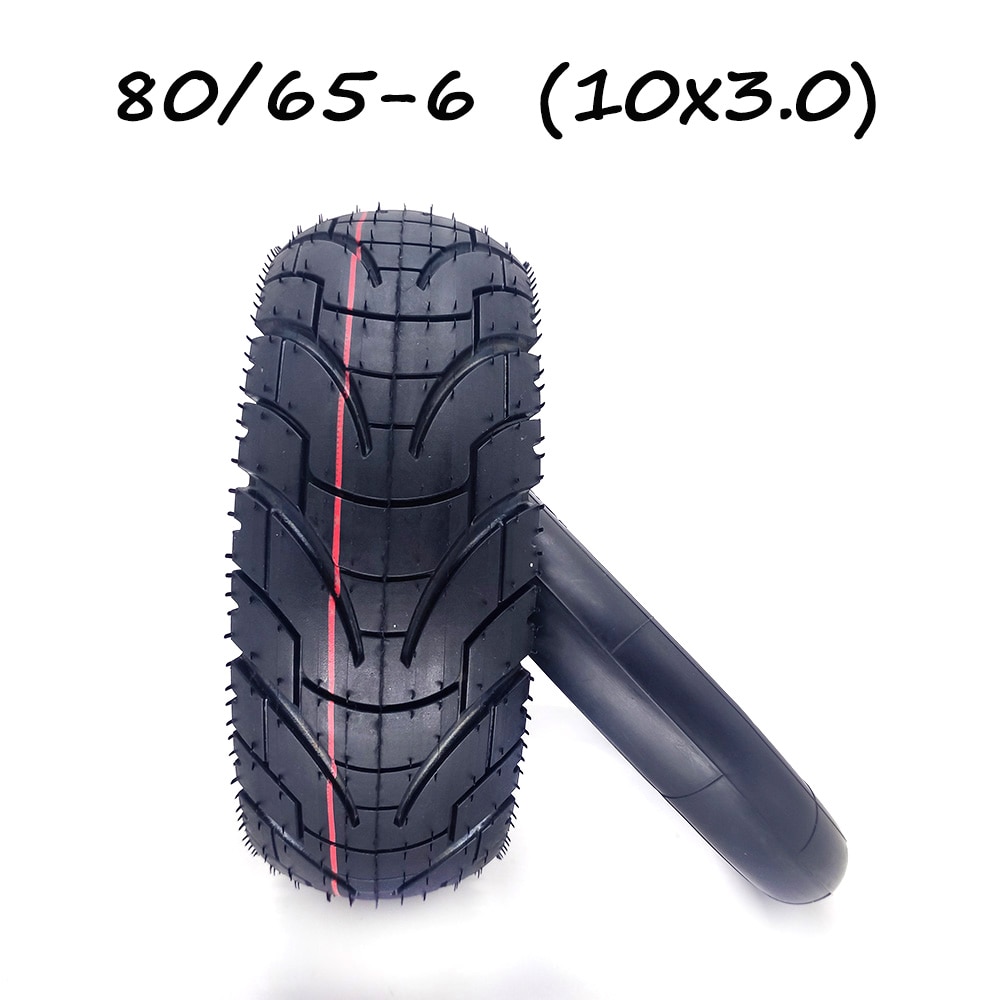 Neumático de 10 pulgadas para scooter eléctrico, piezas de rueda interna 10x3,0, 80/65-6, para bicicleta plegable, gruesa, resistente al desgaste