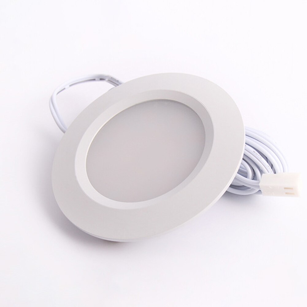 5PCS 12V Low Voltage Ultra-Thin Concealed Mini LED Downlight LED Display Cabinet Light Kitchen Cabinet Light With HUB Adapter: 5PCS Cool white