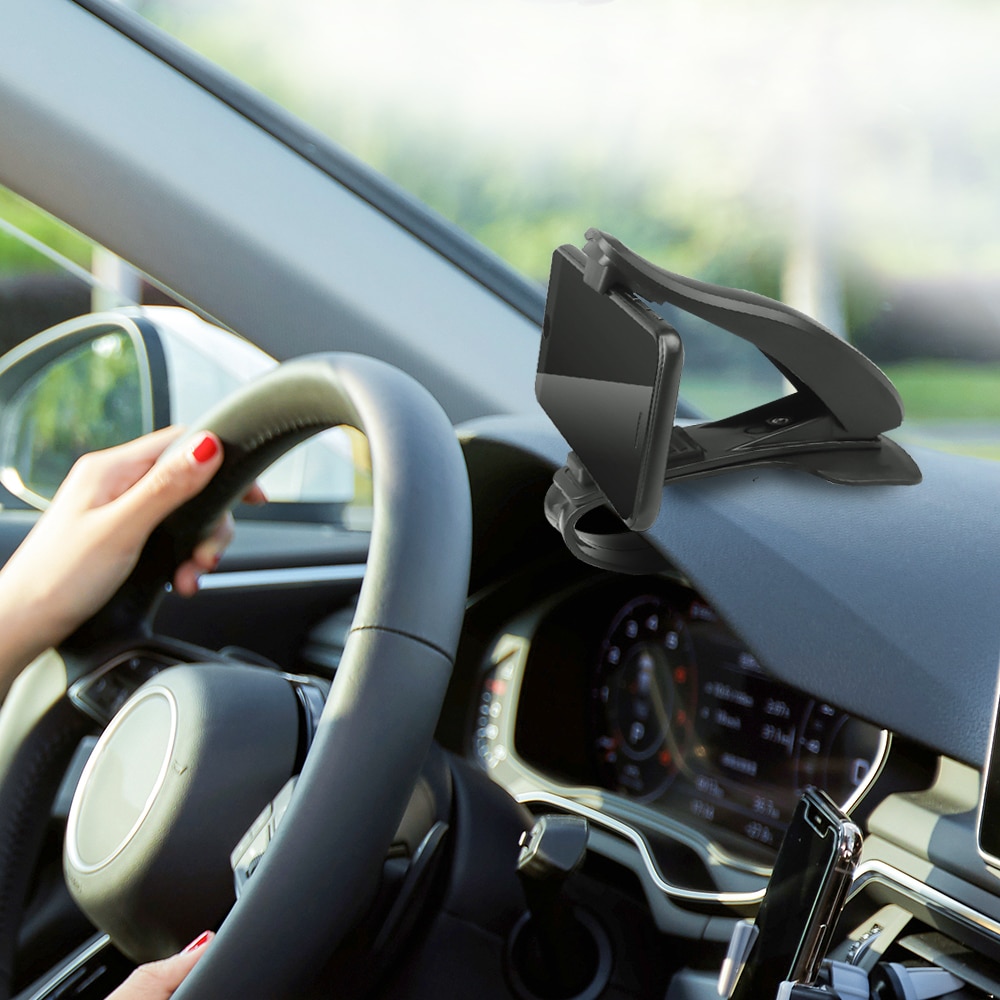 Autotelefoonhouder voor mobiele telefoon in auto gps dashboardbeugel voor iphone 11 xr 7 samsung xiaomi universele 360 montagestandaardhouder