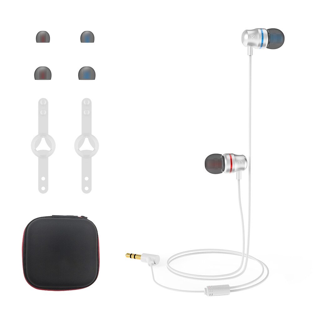 Vr In-Ear Hoofdtelefoon Set Voor Oculus Quest 2 Geluidsisolerende Oordopjes Oortelefoon Vr Headset Met 3D 360 Graden surround Sound: White