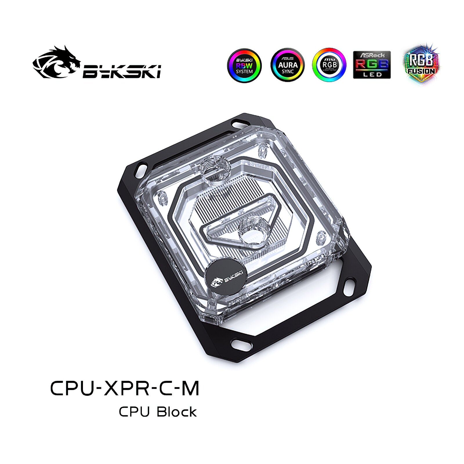 Bykski CPU Liquid Cooling Block Cooler RGB for AMD AM2 AM3 AM4 CPU-XPR-C-M
