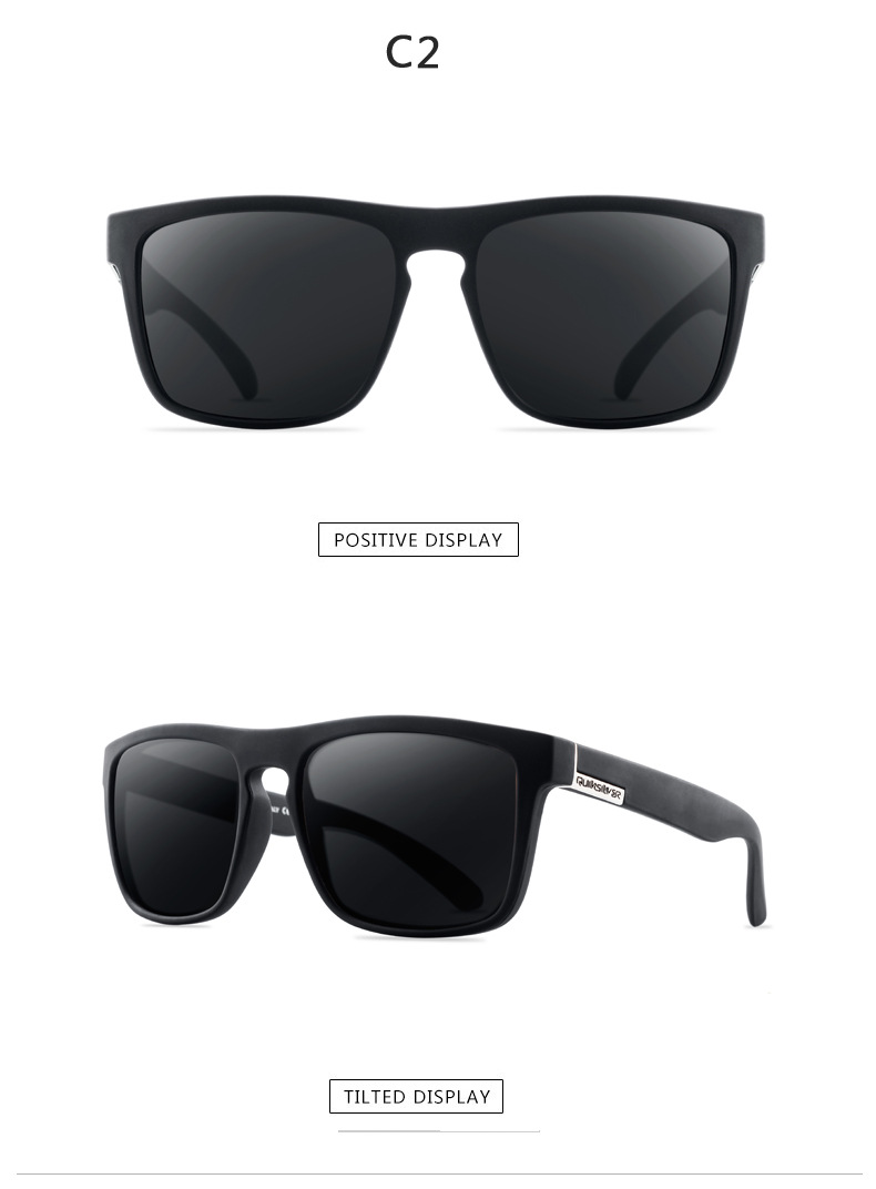 Polariserede solbriller mænd luksus mærke vintage udendørs kørsel solbriller mandlige beskyttelsesbriller skygge  uv400 oculos: C2