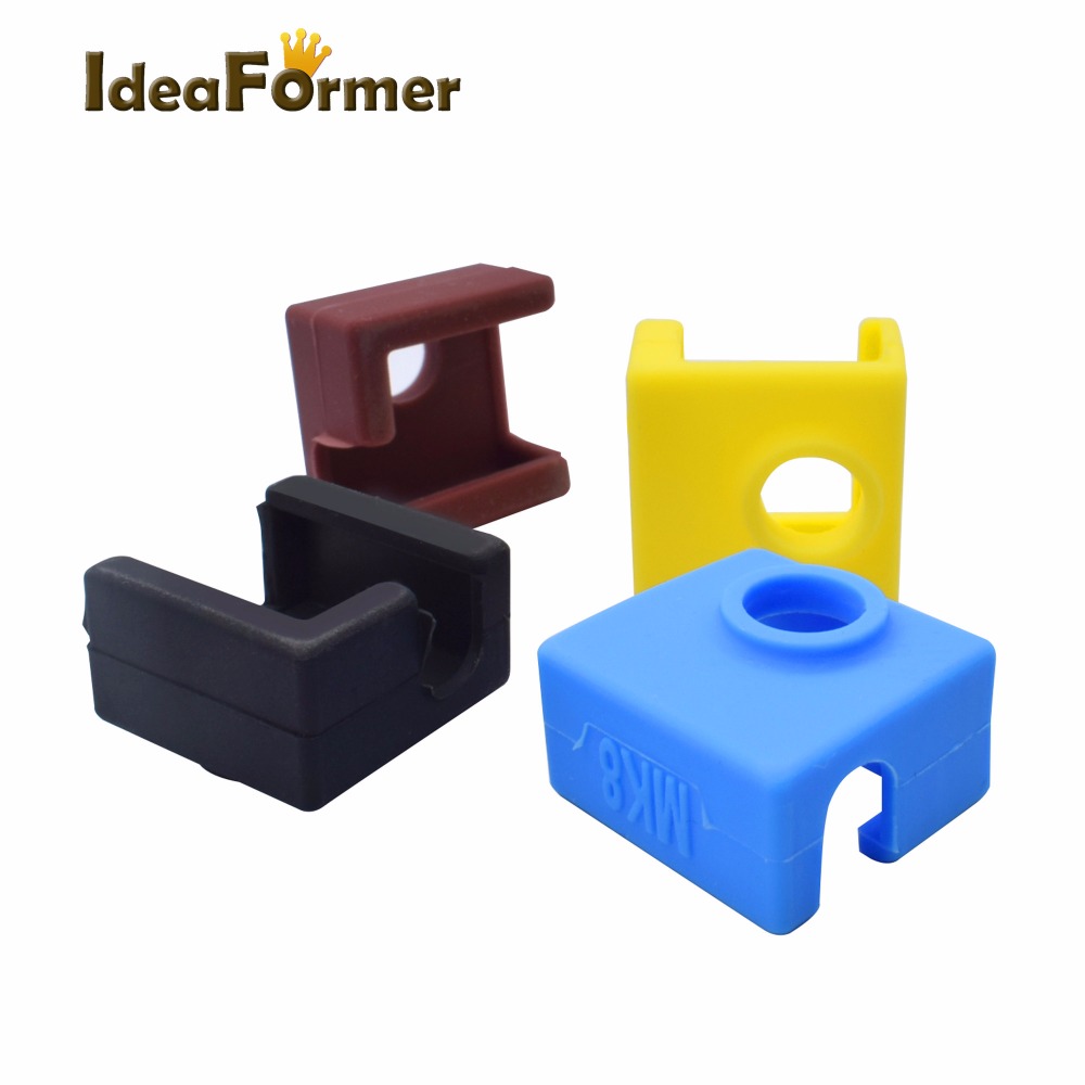 3D Printer MK8 Silicone Socks Block Heater Silicone Insulation cover for Replicator Anet a6 a8 i3 MK7 / MK8 / MK9