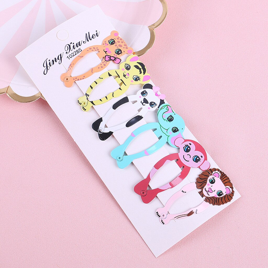 Kids Hair Pins Infant Baby Girls Cartoon Fruit Hairclip Hairpin Barrettes Headwear Set For Girls