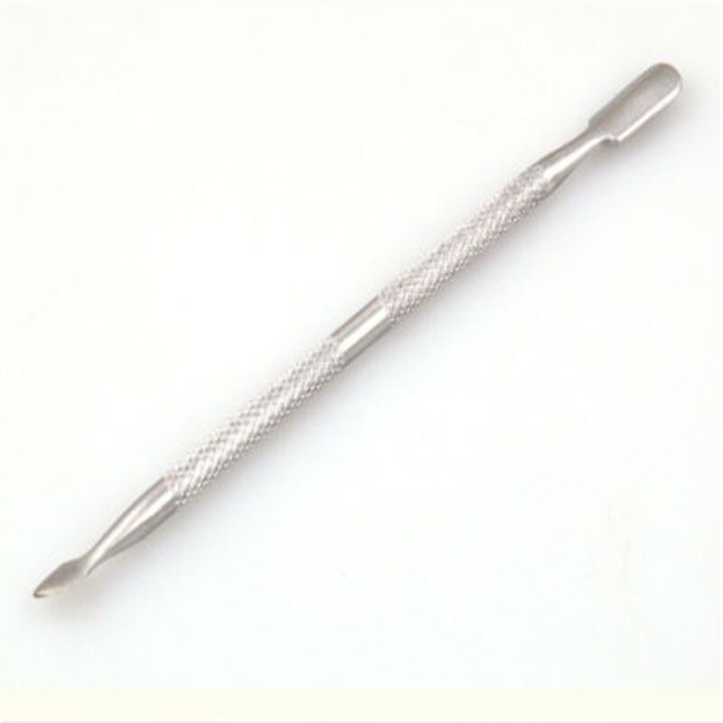 Herramientas para clavos de acero inoxidable, cutículas, cuchara de empuje, removedor de manicura o pedicura, herramienta de cuidado, cortador de cutículas