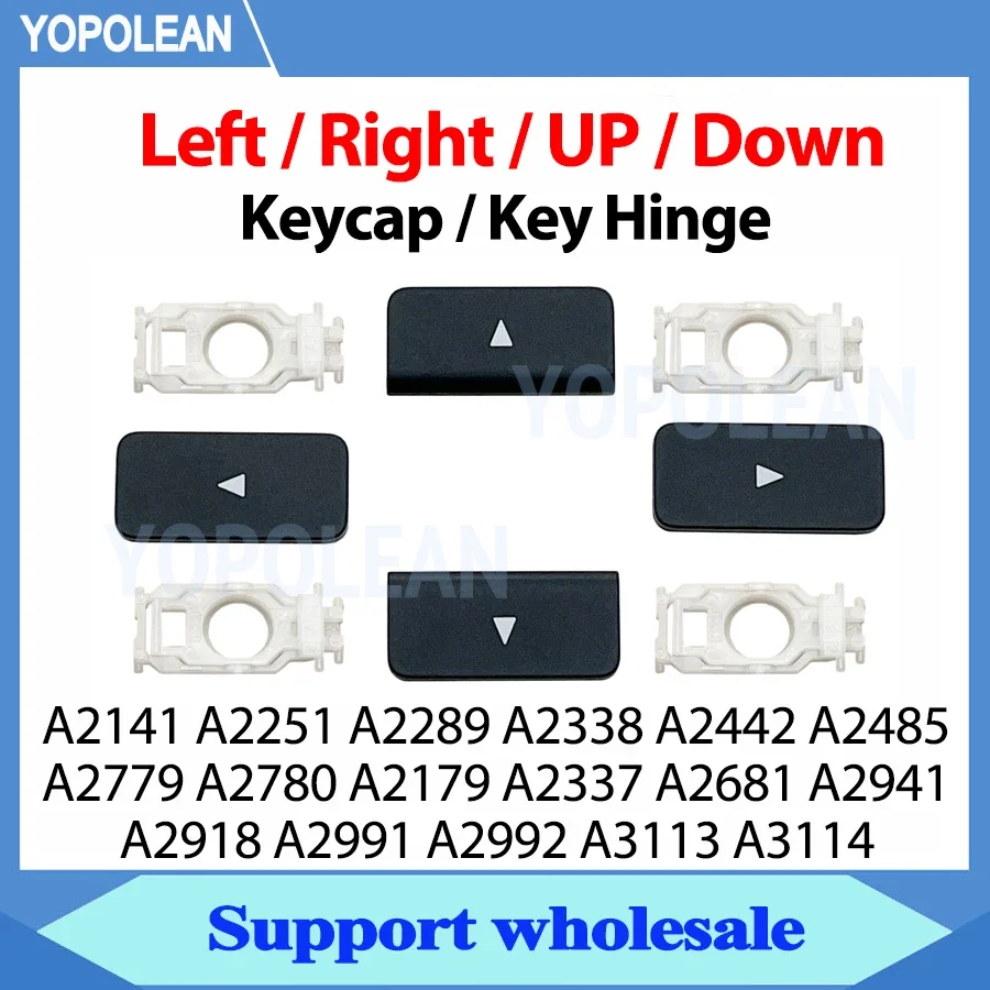 Vervanging Links Rechts UP Down Pijl Keycap Sleutel Scharnier voor MacBook Pro A2141 A2442 A2485 A2251 A2179 A2337 A2338 A2681 Toetsenbord