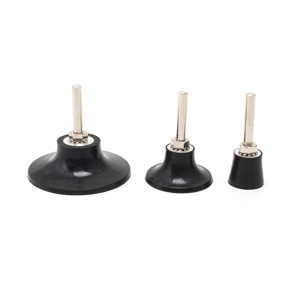 Support de disque de ponçage avec trou de vis M6, 1 &quot;2&quot; et 3 &quot;, avec tige de 1/4&quot; 6mm