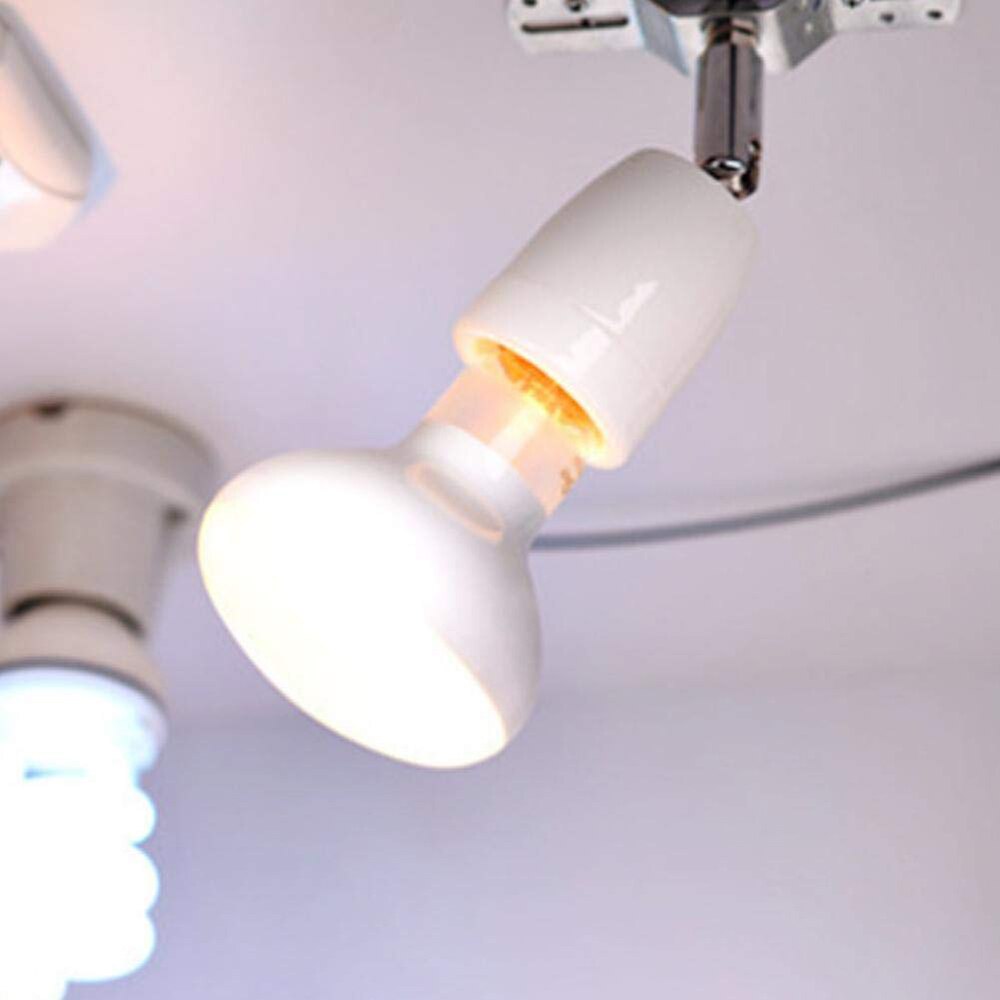 Universal Ceramic Lamp Holder 400W Rotatable Reptile Bulb Base Heating Lamp Socket UV Light Bulb Spot Lamp Ceramic Heat Light