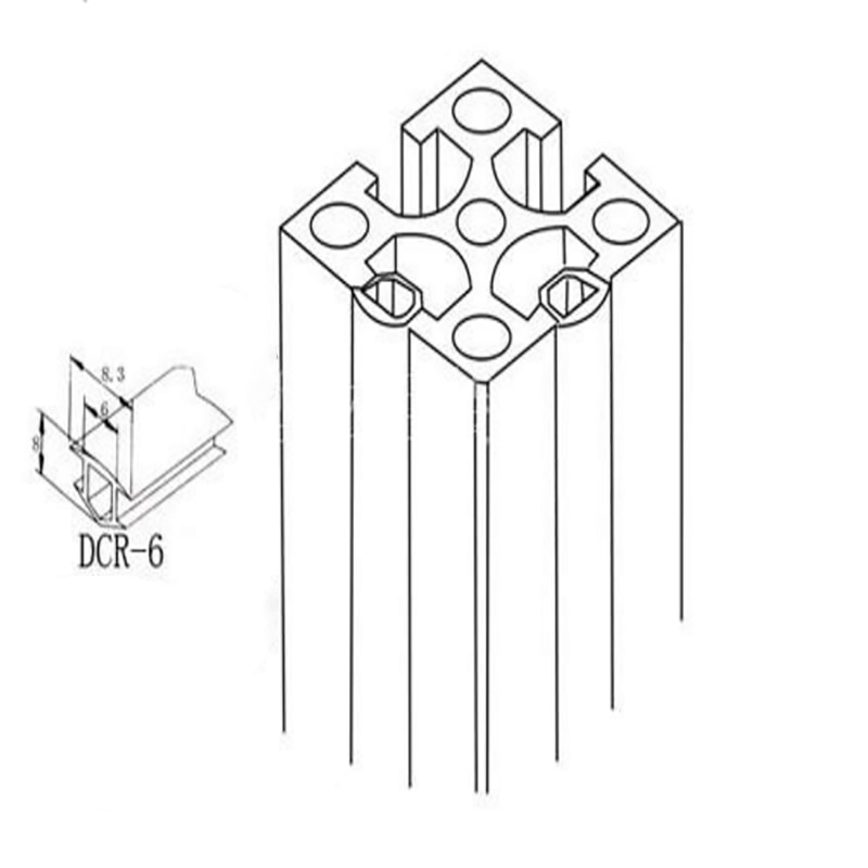 10 meters 20 series 6mm flat seal for aluminum profile soft Slot Cover/ Panel Holder C-Beam machine