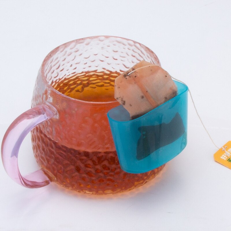 4x Simple Hanging Tea Bag Holder Portable Snack Cup Markers Biscuit Stand