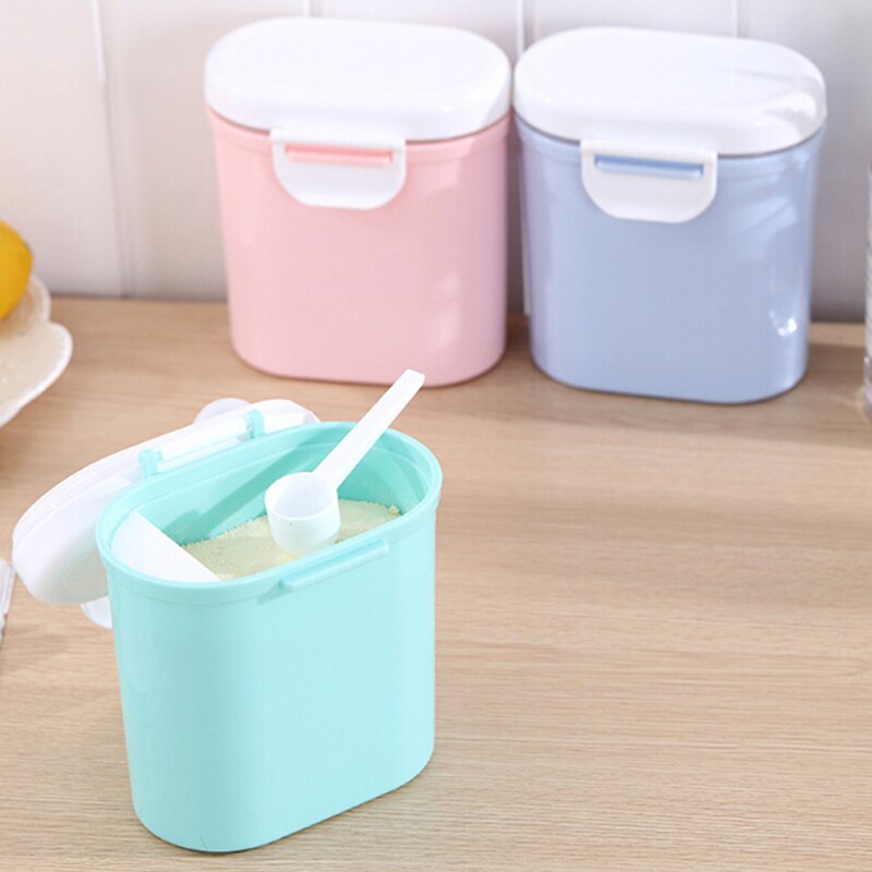 Baby Formula Milk Storage Infants Portable Milk Powder Formula Dispenser Food Container Storage Feeding Box for Kids Food PP Box