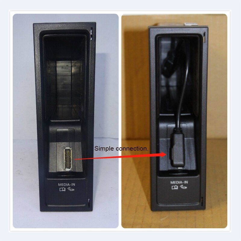 Multimedia Interface MDI MEDIA-IN USB MP3 Lead Cable Adapter For Volkswagen Golf Passat Tiguan Touran Caddy Scirocco Eos