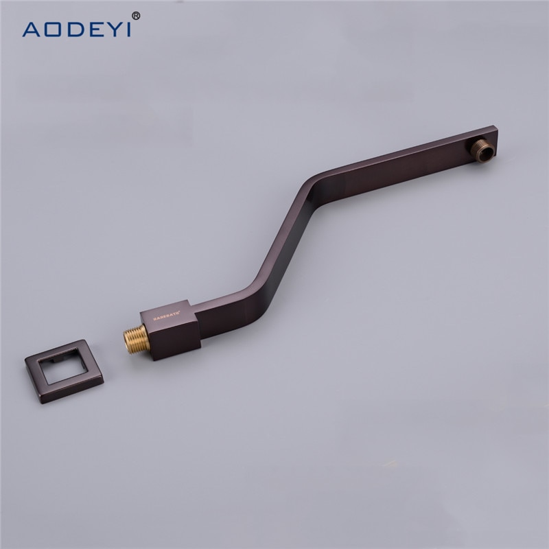 Brass Shower Arm Heighten Shower Head Chrome Brushed Nickel Oil Rubbed Bronze Wall Mounted Shower Arm Extension