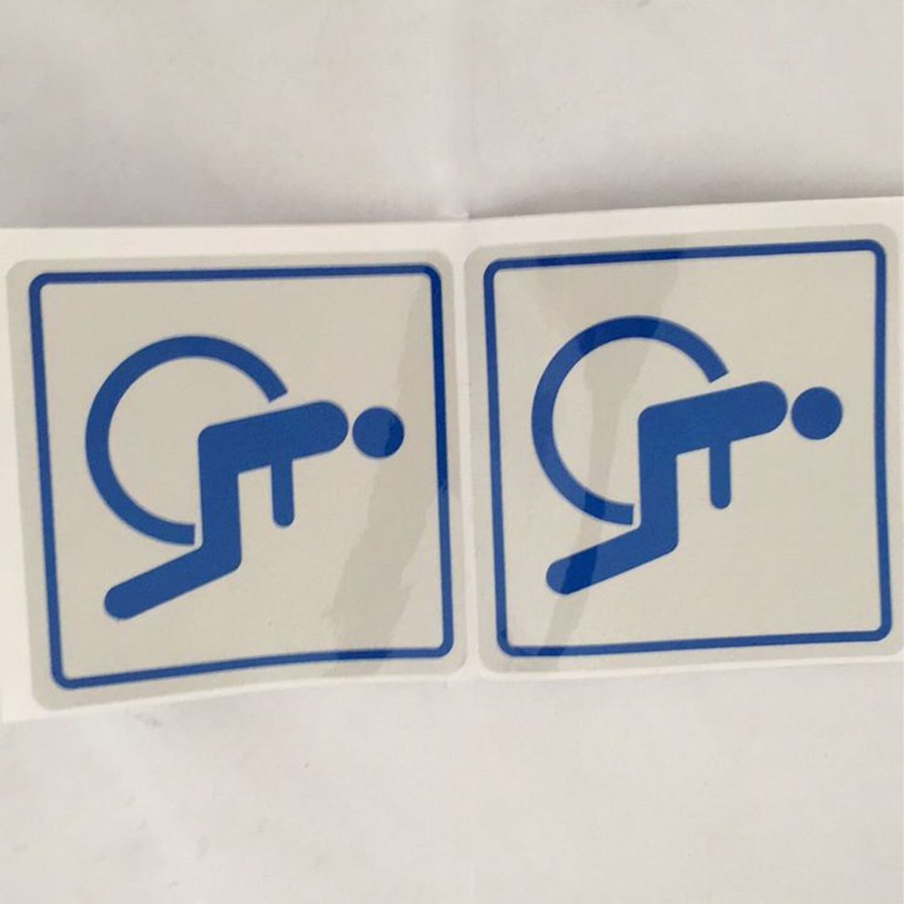 Disabled Car Window Stickers-Self Adhesive Vinyl-Disability Handicapped Aids