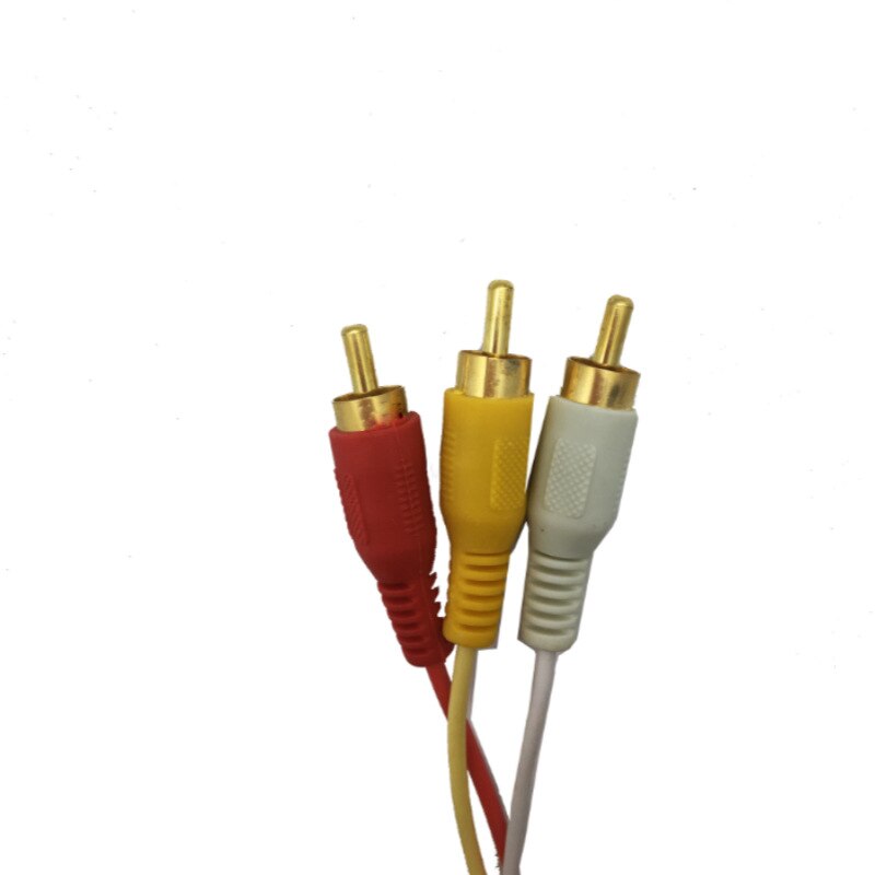 HDMI-Compatible con macho a 3 RCA, Cable adaptador AV de Audio y vídeo, 3RCA, componente convertidor estéreo para decodificador de TV, DV, DVD, PC