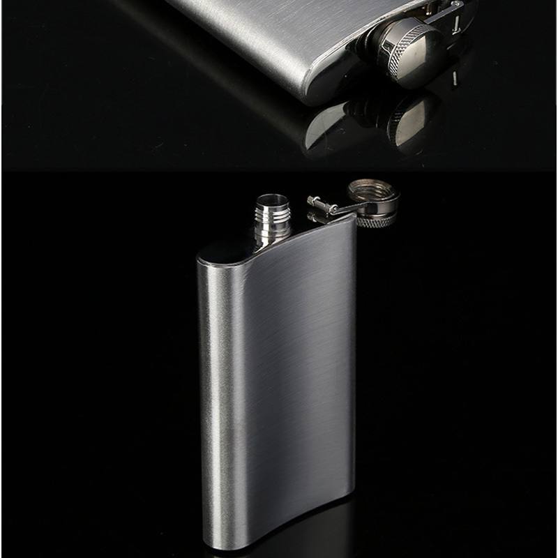 Portable Stainless Steel Hip Flask Pocket Wine Bottle Travel Whiskey Alcohol Wine Bottle Hip Flask Mini Bottle