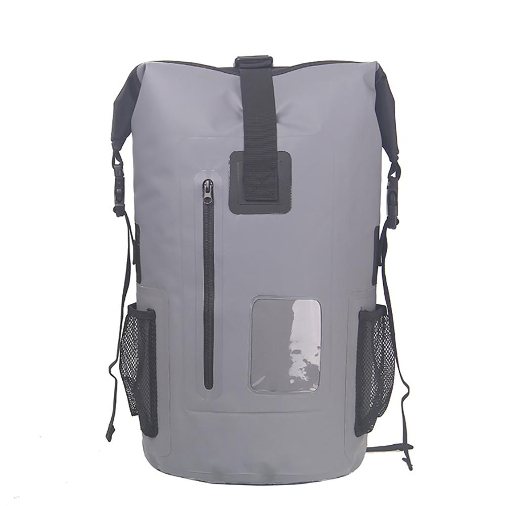 Himiss Outdoor Rugzak Sport Drifting Waterdichte Tas Strand Camping Wandelen Fietsen Waterdichte Rugzak 30L: Grey