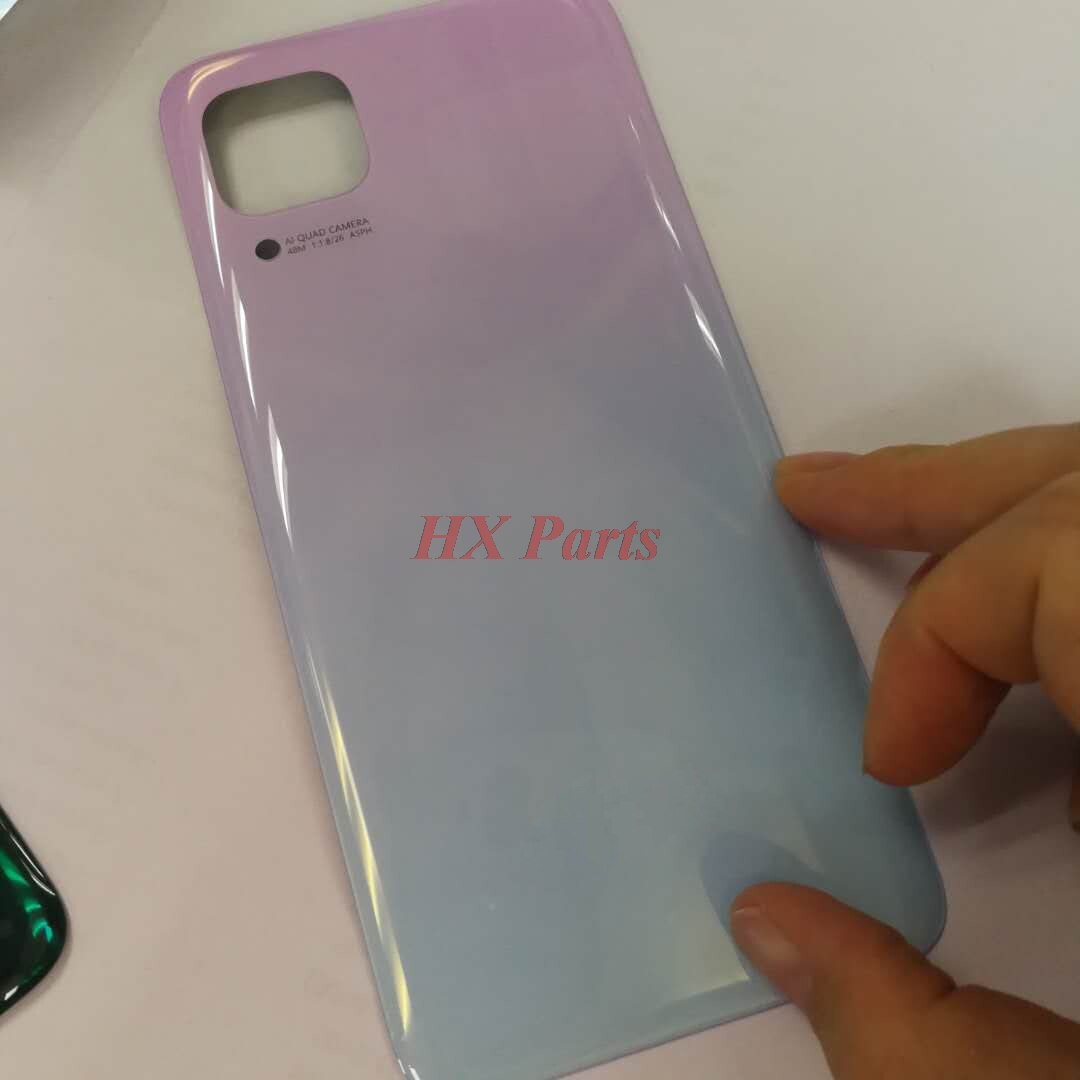 6.4 ''couverture arrière pour Huawei P40 lite P40lite JNY-L21 JNY-L22 couvercle de batterie arrière porte boîtier verre lentille réparation