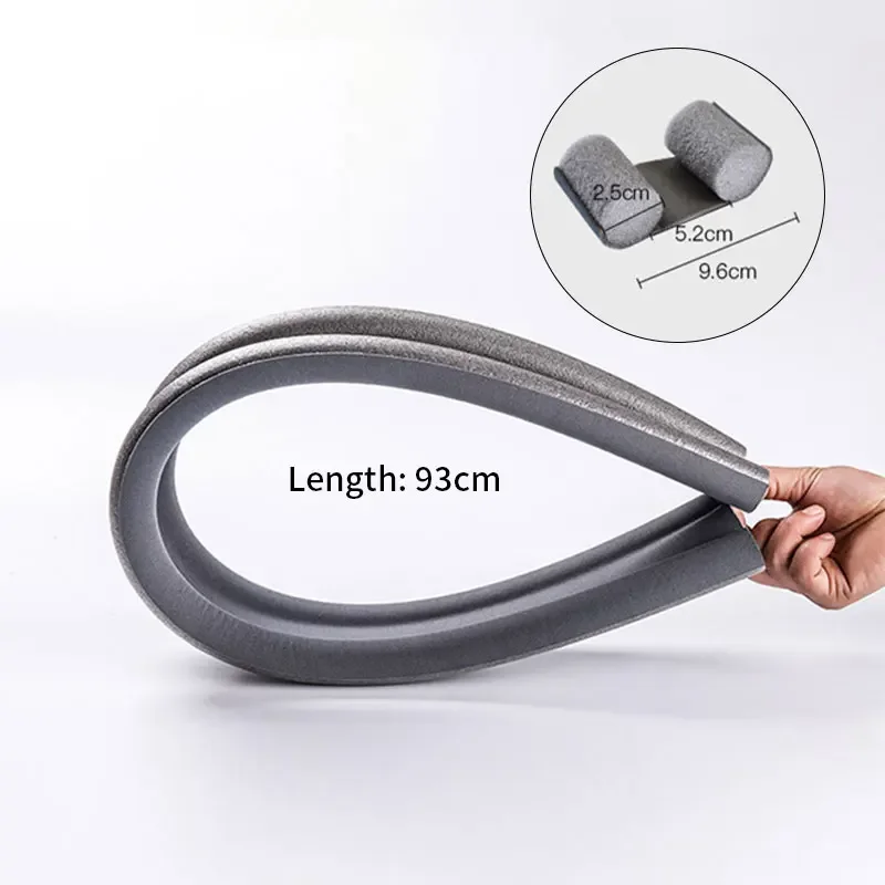 Tapón de tira de sellado inferior de puerta Flexible, protector de burlete para puerta, bloqueador de polvo y viento, tapón sellador, sello de puerta, superventas
