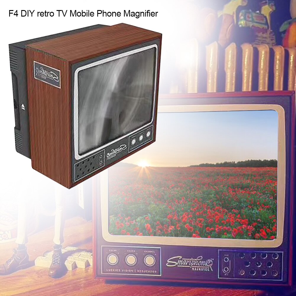 Amplificador De Pantalla Para Móvil De 12 Pulgadas, Lupa 3D Retro Con Aumento 2-3x, Ideal Para Ver Vídeos