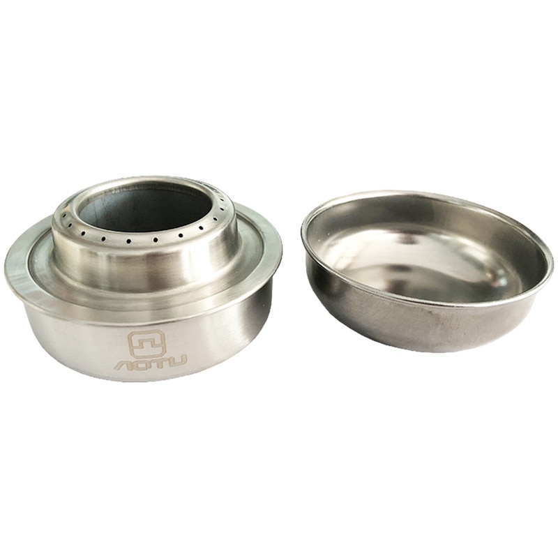 Outdoor Picnic Stove Fire Cover Bump Portable Alcohol Stove Fire Extinguishing Lid Stainless Steel Fire Cover Accessories