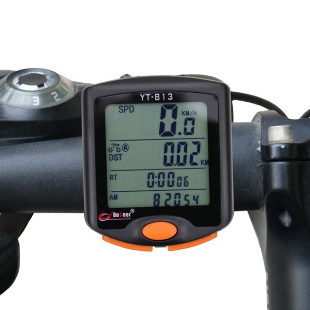 Wireless Bike Cycling Bicycle Computer Odometer Backlight LCD Speedometer Riding Accessories