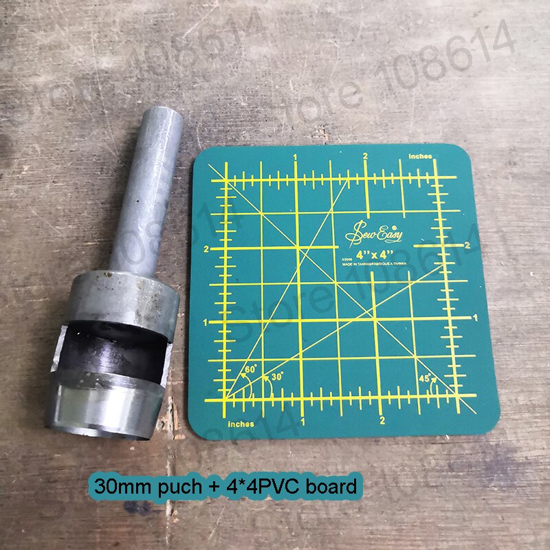 40mm plocka läderverktyg läderstans läderhantverk hålsats set ihåligt stansbältesstans för klädesduk: 30mm