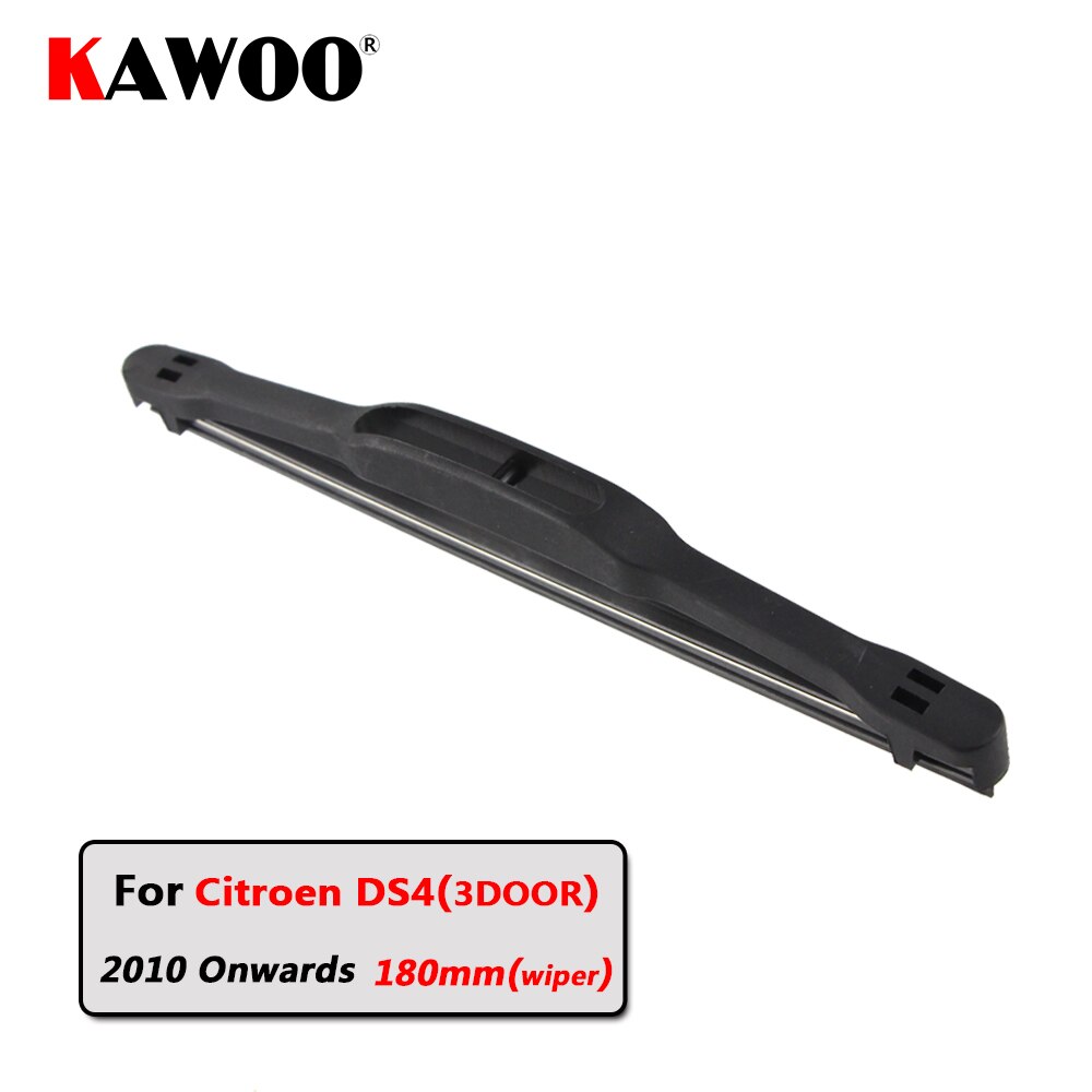 KAWOO Auto Achter Wisser Bladen Terug Ruitenwissers Arm Voor Citroen DS4 (3 DEUR) Hatchback -) 180mm Auto Voorruit Blade