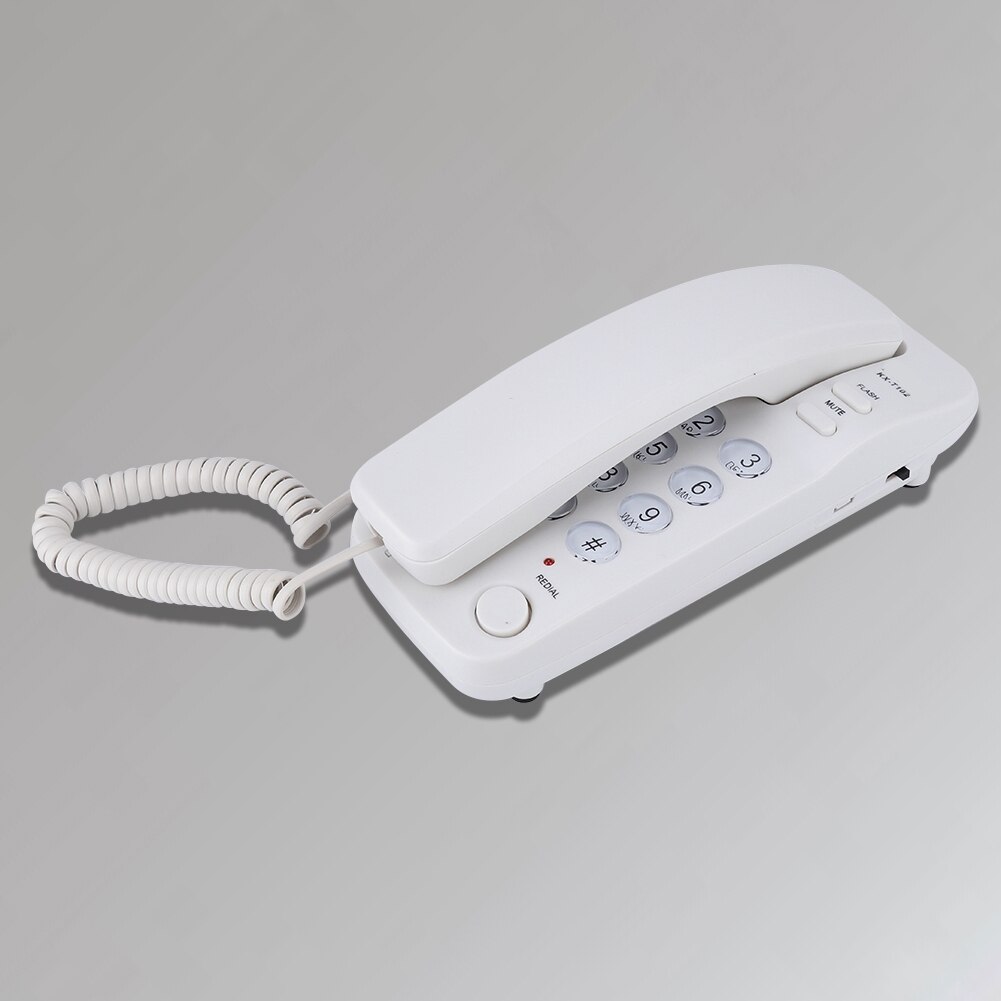 Mini homeTelephone No Caller ID Wall Mount Landline Telephone Extension Home Phone For Hotel Family