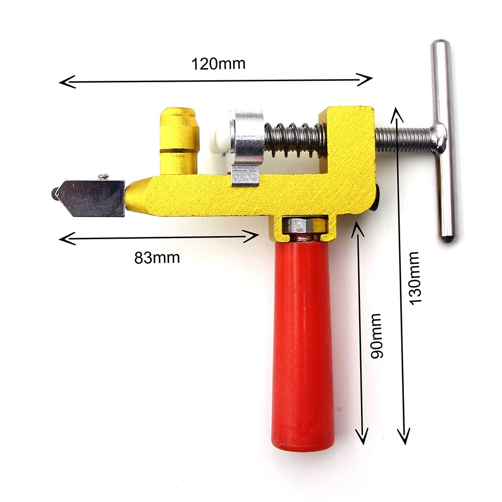2 in 1 Multi-functional Handheld Portable Glass Ceramic Tile Cutter Opener for Home Glass Mirror Cutting Equipment Hand Tools