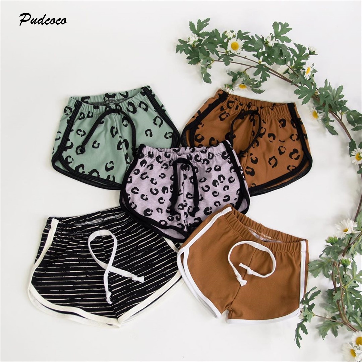 1-6Y Mode Meisjes Luipaard Shorts 3 Kleur Losse Print Shorts Bottoms Peuter Kids Baby Kleding Outfit