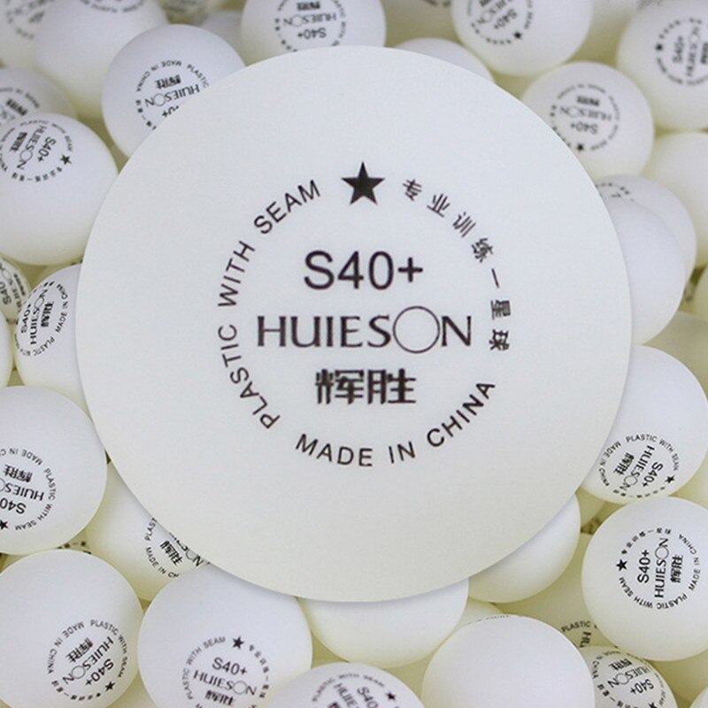 Huieson 50 Stks/zak 1 Ster S40 + Mm Abs Plastic Tafeltennis Ballen 40 + Mm 2.7G Ping Pong ballen Voor Tieners Club Training