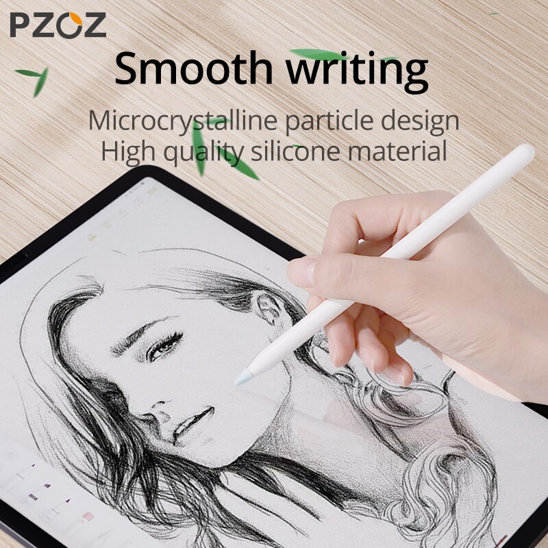PZOZ 8szt Futerał Ochronny Silikonowy do Apple Pencil 1 & 2 - Pokrowiec na Rysik