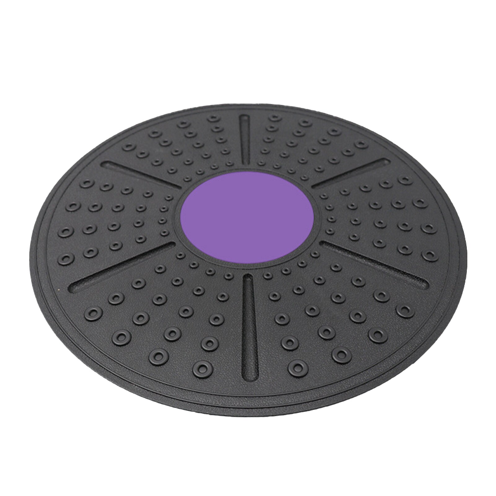 Home Gym Exercise Round Balance Board Non Slip Stability Wobble Physical Therapy For Yoga Fitness Core Strength Sports Equipment: Purple