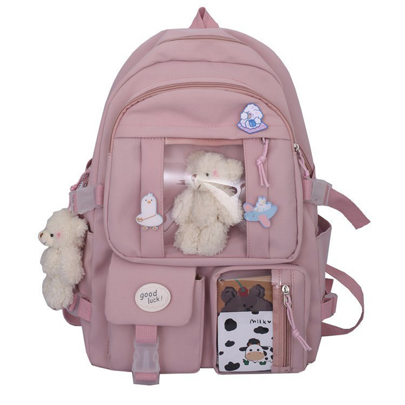 Tieners Rugzakken Voor Meisjes Schooltassen Vrouwen Multipocket Tas Grote Capaciteit Rugzak Mochila Feminina Kawaii Zakken