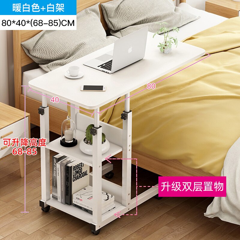 Small table on bed desk bedside