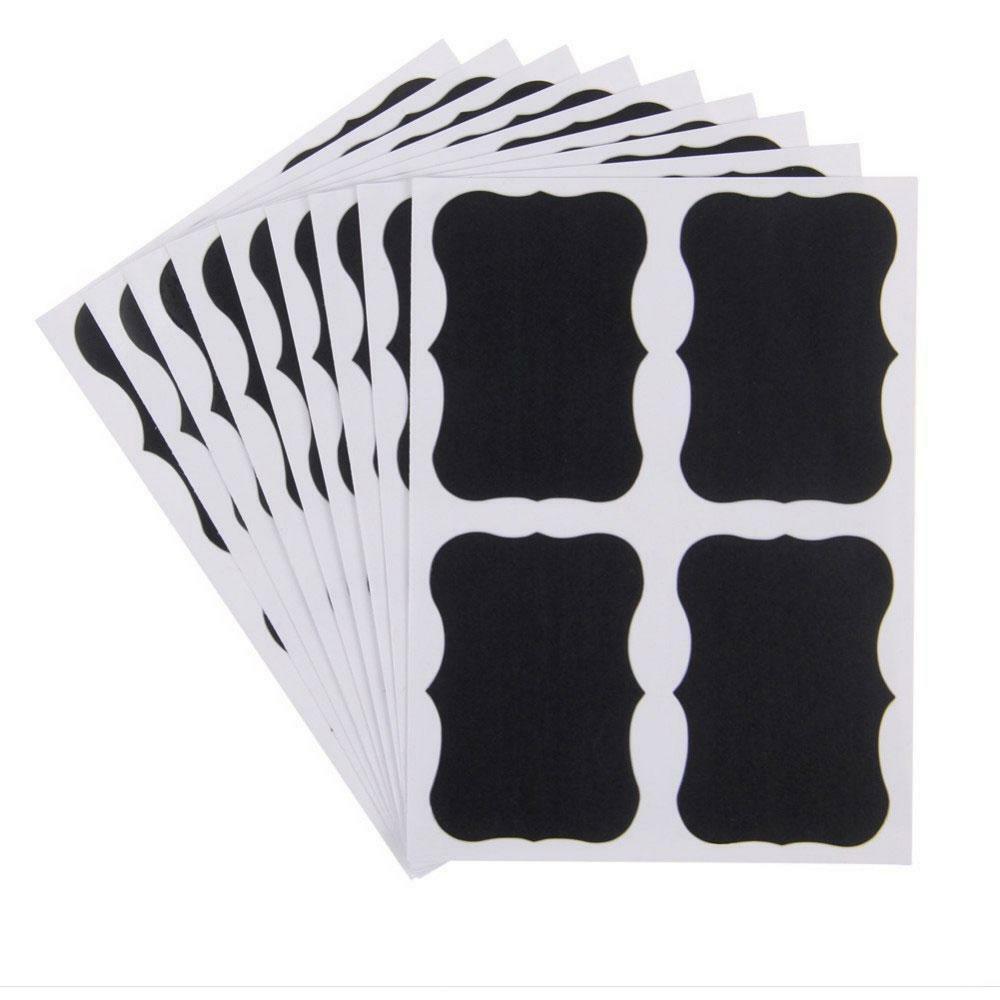 36pcs/set Chalkboard Sticker Chalk Board Stickers Craft Jar Labels for Kitchen