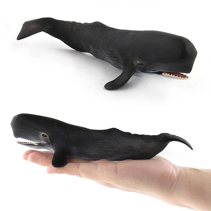 Simulation solide harz Wal modell ozean sealife tiere Modell bule Wal Hai spermien Wal schildkröte Einhorn Wal spielzeug für freundlicher