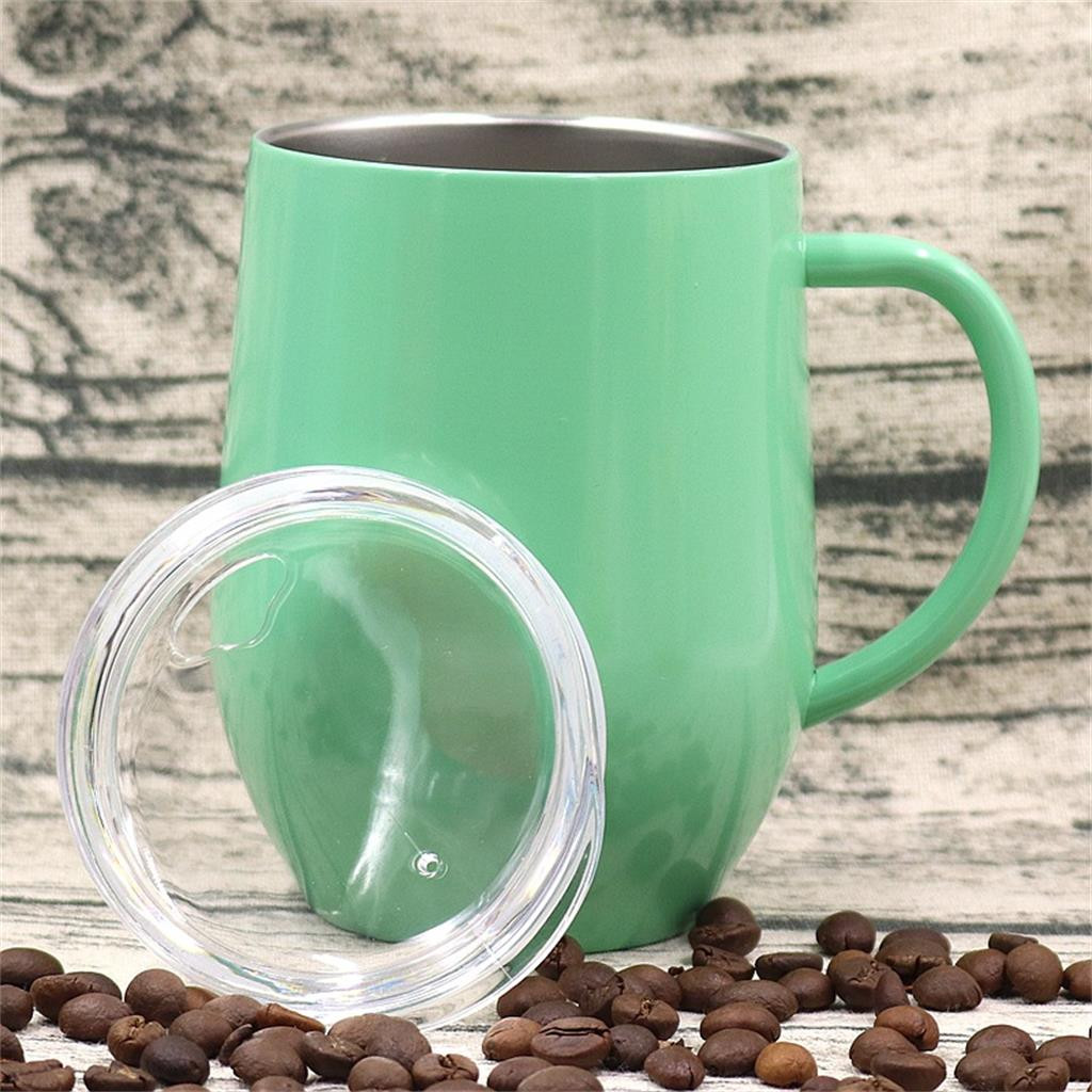 Vaso de vino aislado de acero inoxidable sin Stemless, aislado con tapa y Asa Dropshiping 19MAR4 Vaso de vino aislado de acero inoxidable sin Stemless, aislado con tapa y Asa Dropshiping 19MAR4