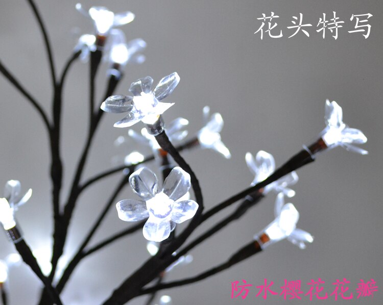 64 LED Cherry Blossom Tree Light in 70cm Height , blossom tree light, standing cherry tree light wedding decoration