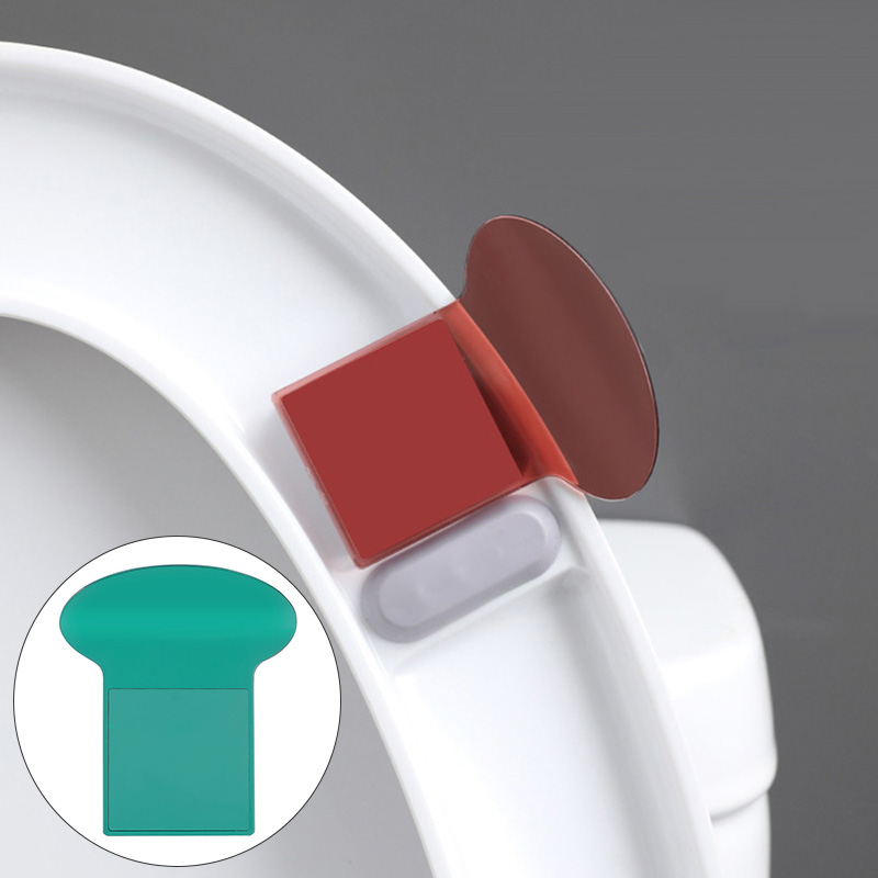 Portable Nordic Transparent Toilet Seat Lifter Toilet Lifting Device Avoid Touching Toilet Lid Handle Accessories