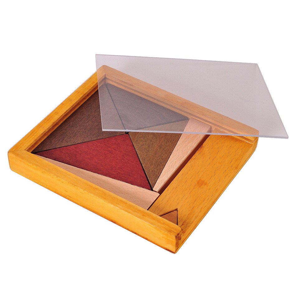 Puzzle Tangram éducatif en bois, jeu de société de forme géométrique, stimule le cerveau, qi, jouets classiques pour adultes et enfants de 6 ans et plus