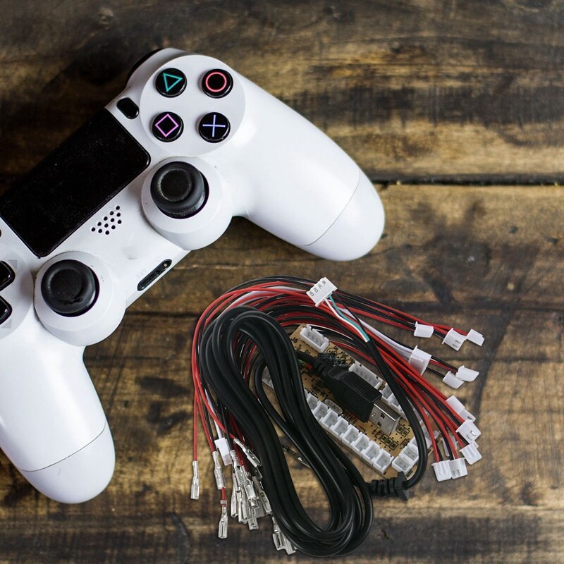 2X Null Verzögerung Arcade USB ENCODER PC ZU JOYSTICK FÜR 5PIN JOYSTICK & 2,8 MM TASTE