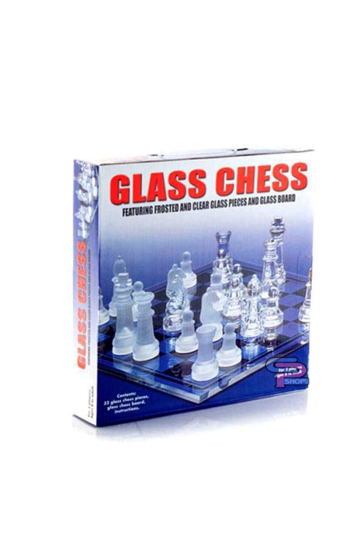 Chess Glass Chess set 25 Cm X 25 Cm decor 32 piece Glass Game Stones 1 PCs glass Chess Stand