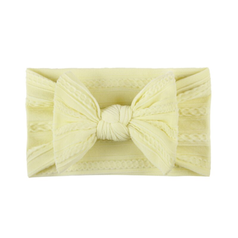 1Pcs Floral Bows Baby Headband Dot Bowknot Hairband Baby Girl Headbands nylon chiffon Kids Hair Band Girls Hair Accessories