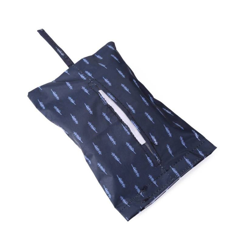 Portable Cotton and Linen Tissue Box Holder Towels Paper Hanging Home Decor Boxes Travel Pouch Paper Bag Cloth for Car Home: F