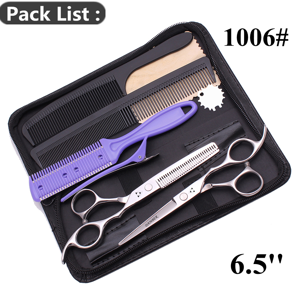 5 5.5 6 6.5 7 7.5 8 Professionele Kappersschaar Kapper Schaar Haar Knippen Scharen Dunner Hond Grooming Schaar 1006 #