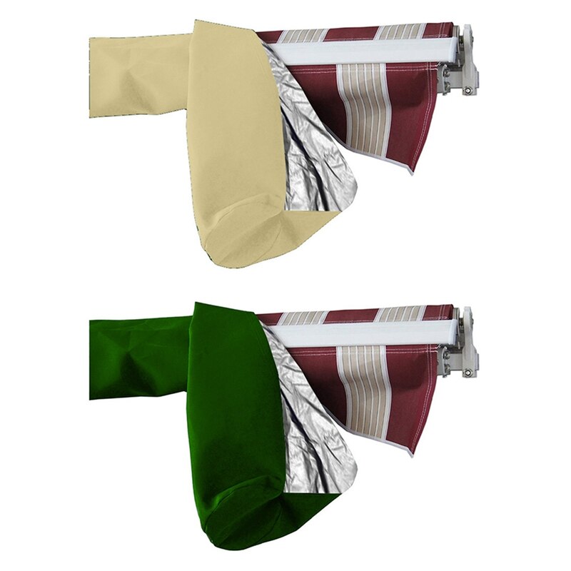 Outdoor Retractable Awning Balcony Patio Awning Waterproof Sunscreen Dust Cover