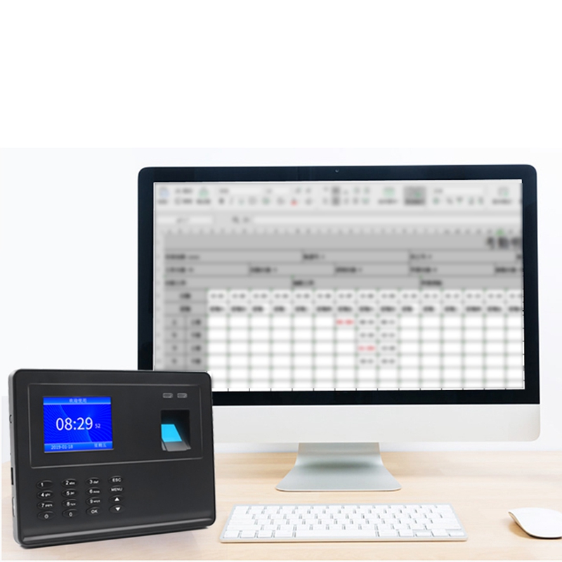 Máquina biométrica do comparecimento da impressão digital tft lcd display usb sistema do comparecimento da impressão digital relógio de tempo do empregado verificação-in recor